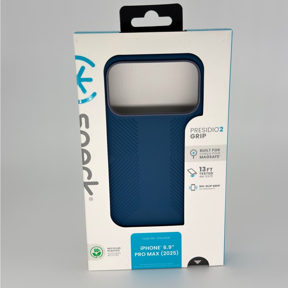 Speck Presidio2 Grip magsafe Case For apple iPhone 17 Pro Max 6.9" Deap Sea Blue